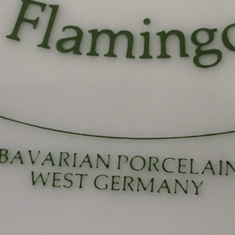 Flamingo Decorative Plate from w. Germany - Picture 7 of 8
